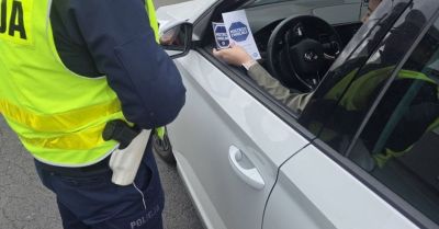 Mistrzu zwolnij policja przypomina o bezpieczeństwie na drogach